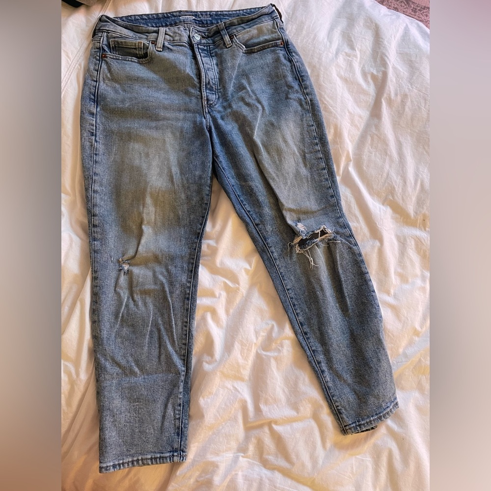 Old Navy OG High Rise Distressed Jeans